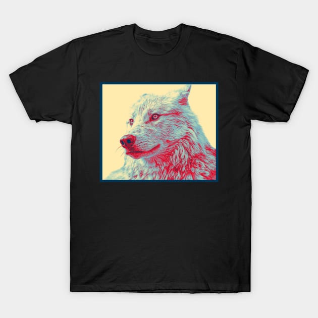 Wolf Animals T-Shirt by remixer2020